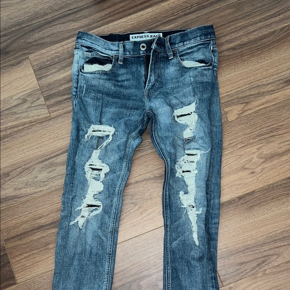 Express Ripped Denim Jeans-SOLD - Picture 1 of 4
